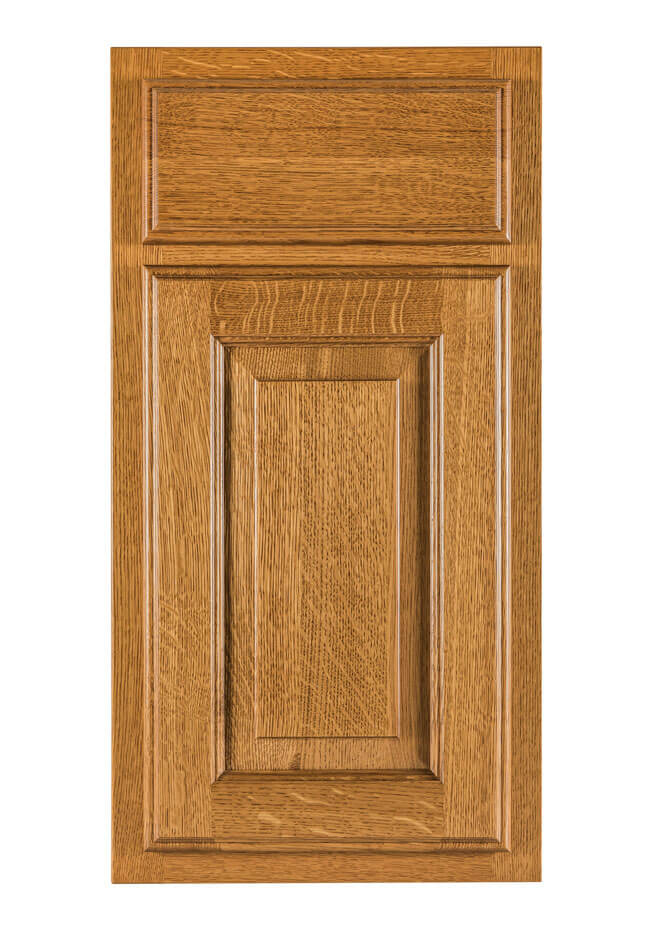 River Woodworking Quarter Sawn Oak Cabinet Door