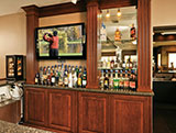 River Woodworking Bar Cabinets