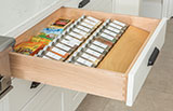 River Woodworking Miller Kitchen Pullout Spice Drawer