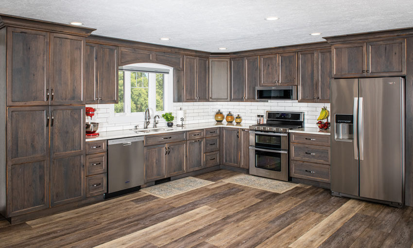 River Woodworking Wood Kitchen Cabinets 1